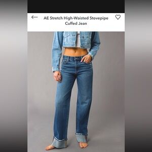 American Eagle Outfitters Light Blue Stovepipe Jeans